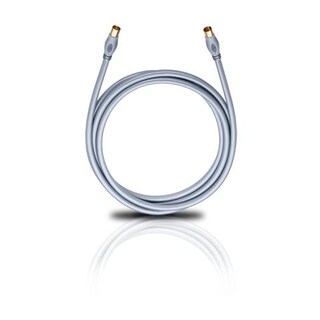Cavo Antenna Oehlbach Transmission Edge 90° – Schermatura 120 DB Con Connettori Dorati