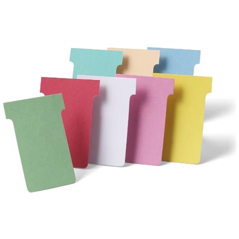 Schede a T Indice 3 grigio (100)  - Foto 1