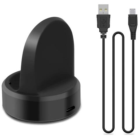 Basetta Caricabatterie Originale Usb Per Samsung Whatch R810 - R815 Black - Foto 2