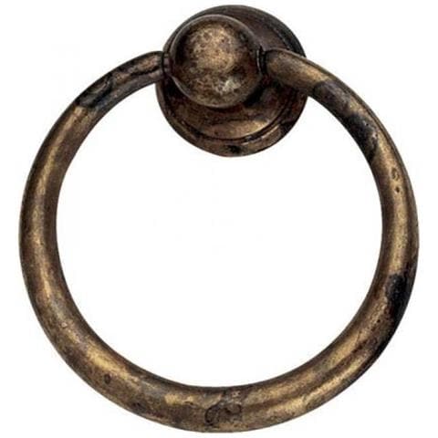 Maniglietta Mobili Arte Povera Mg26 Zama Ottone Anticato Mm 33 X 5 Pz - Foto 1