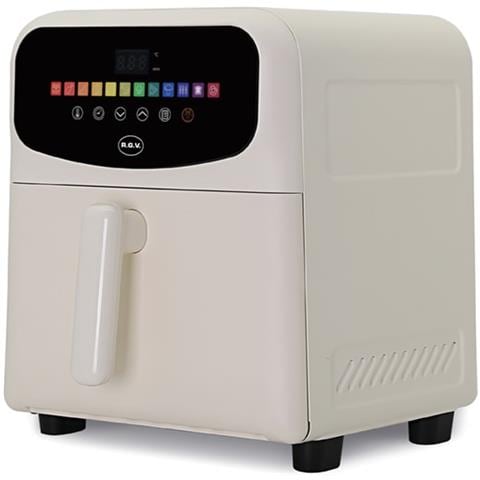 Friggitrice ad Aria FRYTYPE6AIR Capacità 6 Litri 1700 Watt Colore Bianco - Foto 1