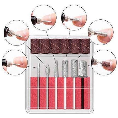 Lima Per Unghie Elettrica Con 6 Punte Nera - Foto 6