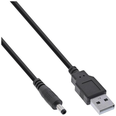 Cavo Adattatore Di Alimentazione Cc Usb - Spina Usb A Su Connettore Cilindrico Cc 4,0x1,70 Mm - Sc - Foto 3