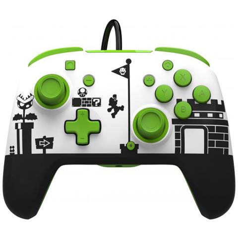 Pdp Super Mario Retro Rematch Nero, Verde, Bianco Usb Gamepad Nintendo Switch, Nintendo Switch Oled - Foto 1