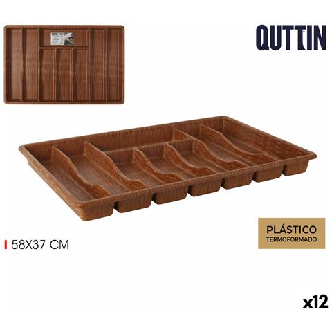 Vassoio Portaposate Quttin 59 X 38 Cm Termoplastico (12 Unità) - Foto 1