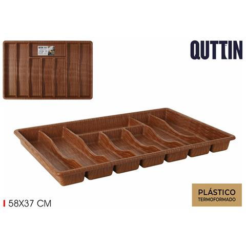 Vassoio Portaposate Quttin 59 X 38 Cm Termoplastico (12 Unità) - Foto 2
