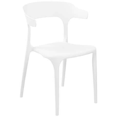 Set Di 4 Sedie Bianche Gubbio - Foto 7