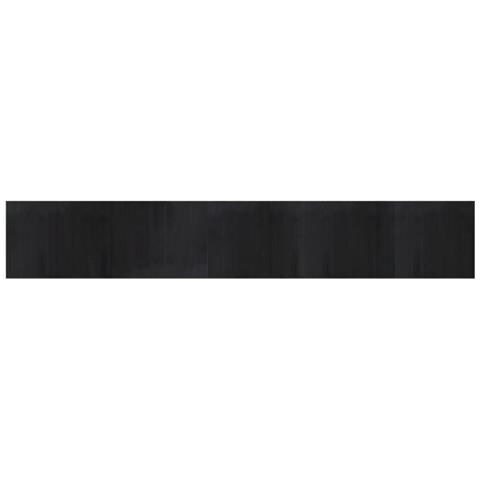 Tappeto Rettangolare Nero 80x500 Cm In Bambù - Foto 2