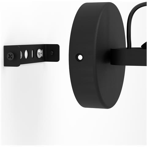Spot Contemporaneo Sorego In Acciaio Nero 1 Luce Gu10 3w Ip20 - Foto 2
