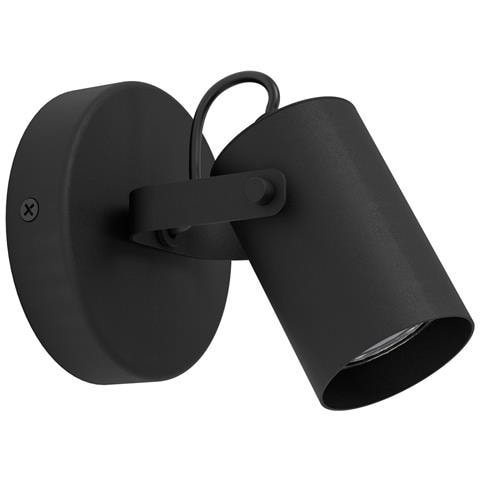 Spot Contemporaneo Sorego In Acciaio Nero 1 Luce Gu10 3w Ip20 - Foto 1