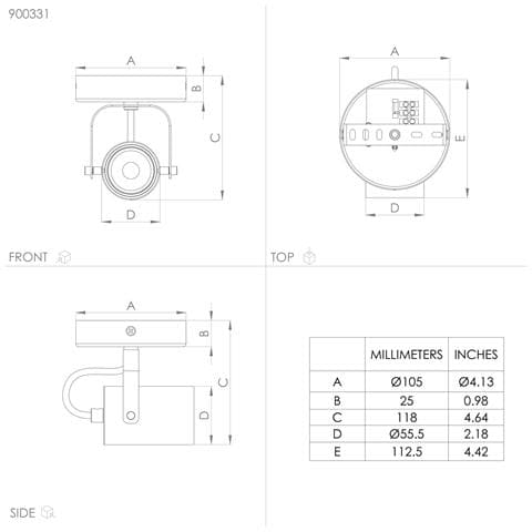 Spot Contemporaneo Sorego In Acciaio Nero 1 Luce Gu10 3w Ip20 - Foto 4