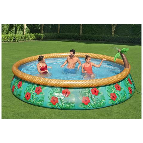 Piscina Con Anello Autoportante 457x84 Cm Paradise Palms Fast Set 57416 - Foto 8