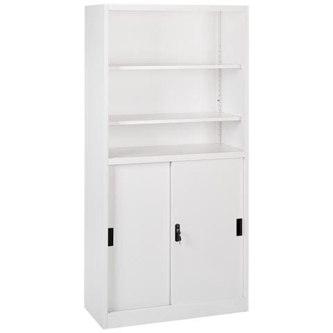 Armadietto Da Ufficio Muscovite Metallo Bianco - Foto 2