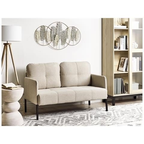 2 Posti Lahti Tessuto Beige Chiaro - Foto 1