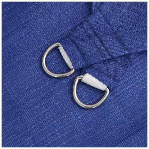Vela Parasole 160 G /m Rettangolare Blu 2,5x5 M In Hdpe - Foto 2