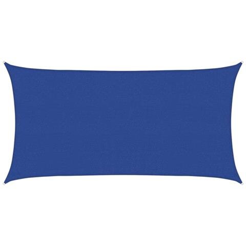 Vela Parasole 160 G /m Rettangolare Blu 2,5x5 M In Hdpe - Foto 1