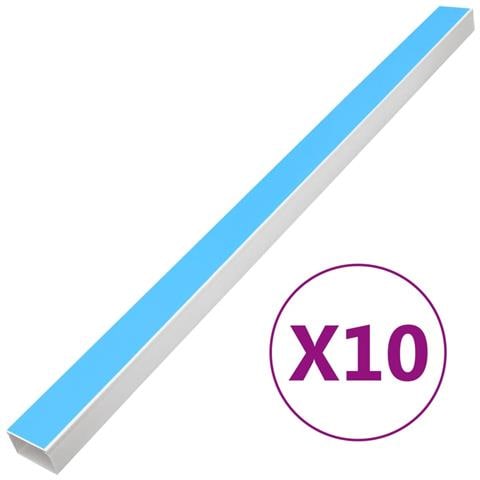 Canalina Per Cavi Autoadesiva 100x40 Mm 10 M In Pvc - Foto 1