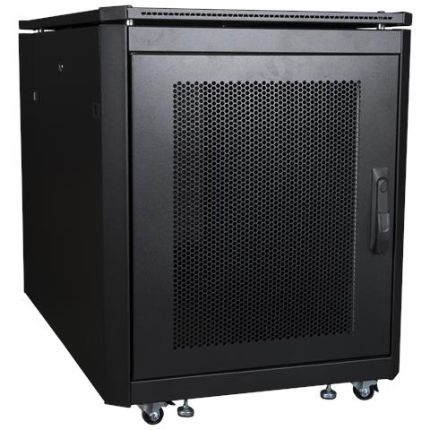 LOGON RSL12U61BL rack 12U Rack indipendenti Nero - Foto 2