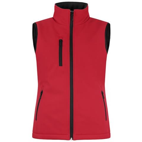 Padded Softshell Vest Ladies Rosso S - Foto 1