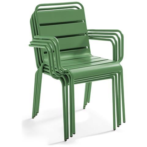 Poltrona In Metallo Verde Cactus - Palavas - Foto 5