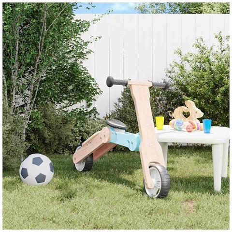 Monopattino per Bambini 2 in 1 Azzurro - Foto 10