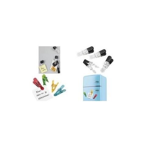 Porta Banconote Wedo Glossy Set Da 4 Magneti Con Pratica Clip In Plastica Con - 1 Pezzo (64 22099) - Foto 1