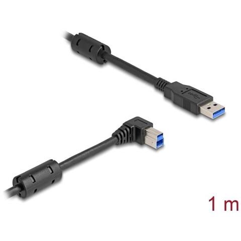 81108 - Usb 3.0 Kabel A Stecker Auf B Stecker 90° Rechts 1 M - Kabel - Digital /daten (81108) - Foto 1