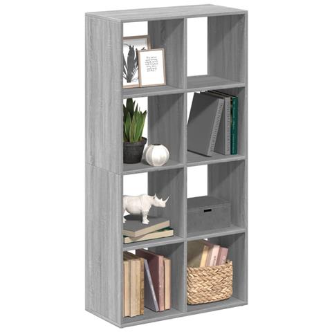 Libreria Divisorio Grigio Sonoma 69,5x29x137,5cm In Truciolato - Foto 1