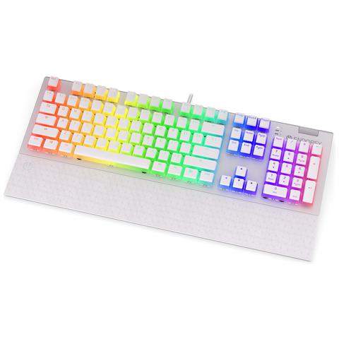 Omnis Pudding Onyx tastiera Gaming USB QWERTY Inglese Bianco - Foto 2