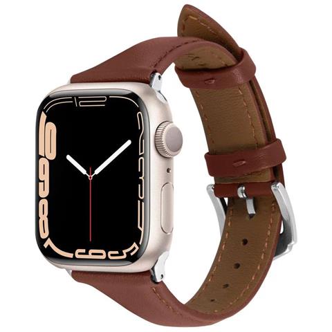 Cinturino In Pelle Spigen, Cyrill Kajuk 32mm, Chestnut - Foto 1