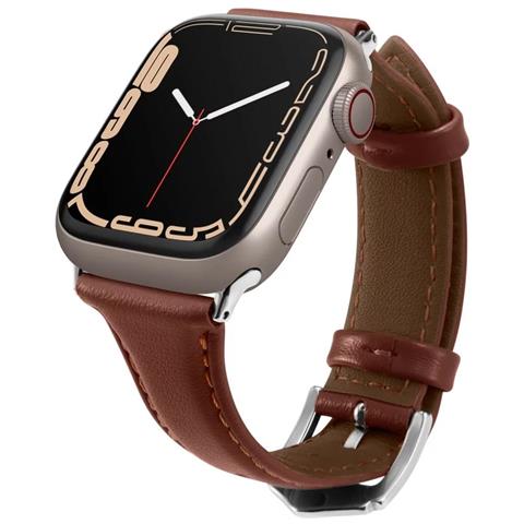 Cinturino In Pelle Spigen, Cyrill Kajuk 32mm, Chestnut - Foto 4