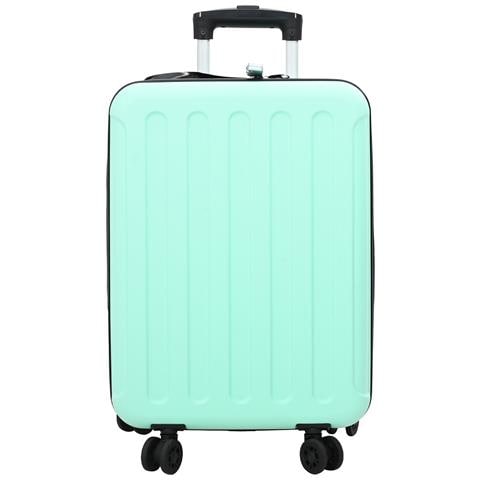 Valigia rigida pieghevole 20'verde menta 34x23x55,5 cm ABS - Foto 2