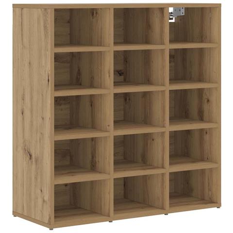 Scarpiera rovere artigianale 77.5 x 30 x 83.5 cm - Foto 1