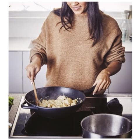 Padella Wok In Alluminio Nero Da 30 Cm - 101699 - Foto 2