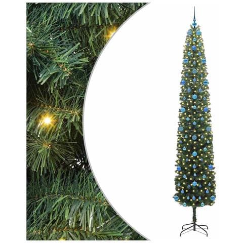 Albero di Natale artificiale con 300 LED Verde 270 cm - Foto 1