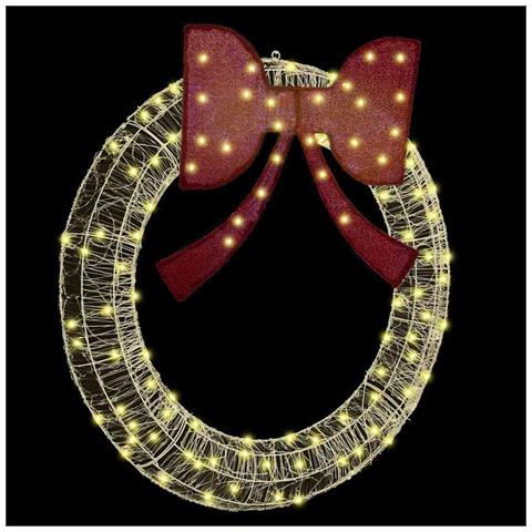 Ghirlanda con 150 LED Bianco caldo 120 cm Acrilico - Foto 2