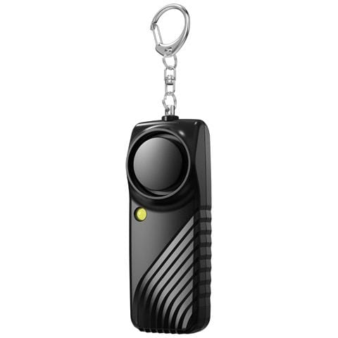 Allarme Di Sicurezza Personale Con Batteria - Portachiavi Con Allarme Di Emergenza Da 130 Db Con Luce Led Black - Foto 1