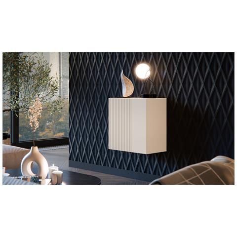 Fonteno - Mobile Pensile Un Ripiano, 49.9x50h Cm Beige - Foto 4