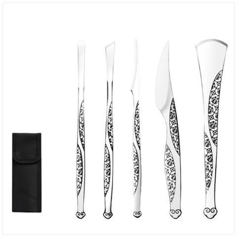 Set Di 5 Coltelli Per Pedicure In Acciaio Inossidabile Per Unghie Incarnite E Cura Dei Piedi - Foto 1