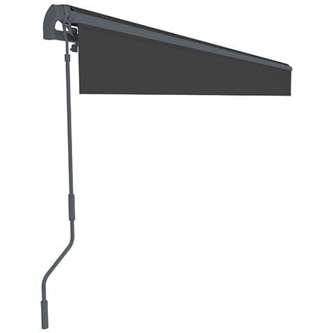 Adro Tenda Da Sole Manuale 3,95 X 3 M In Alluminio Con Telo Grigio - Foto 2