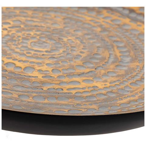 Centrotavola In Poliresina Marrone 40x5x40h - Foto 6