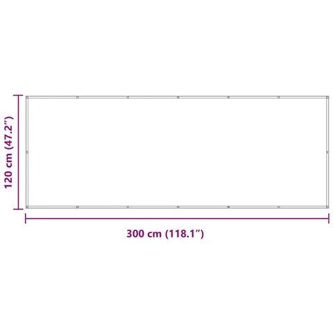 Schermo da balcone Borgogna 120 x 300 cm - Foto 7
