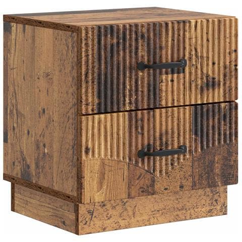 Armadio da Notte con cassetto Legno antico 43 x 34,5 x 44,5 cm - Foto 1
