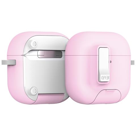 Custodia per AirPods Protective per Apple AirPods Protective - TPU, Bianco, Rosa - Foto 1
