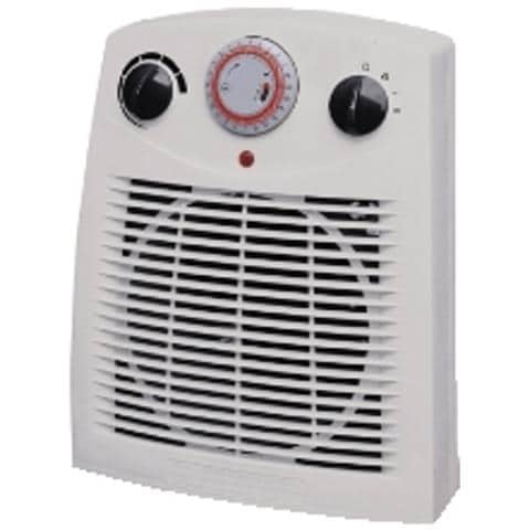 Termoventilatore Verticale Portatile RTV 24 con 2 Livelli di Potenza Timer Potenza 2000 W Colore Bianco - Foto 1