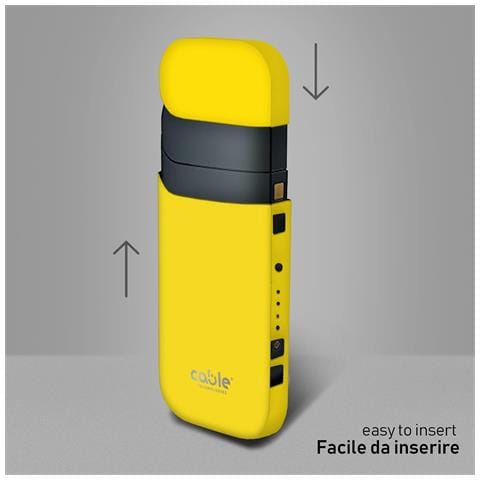 Soft Case Per IQOS 2.4/2.4 plus Pocket Charger, compatibile Con Iqos 2.4 Plus, Custodia Di Protezione Morbida Per Pocket Charger Silicone Soft Touch, Cover (lemonade) - Foto 7