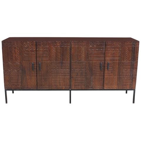 Mantra - Madia Con Decoro 4 Ante Legno E Ferro - Foto 2