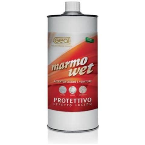 Protettivo Effetto Bagnato Lucido Per Pietra Marmo Granito Ardesia 1l Marmo Wet - Foto 1