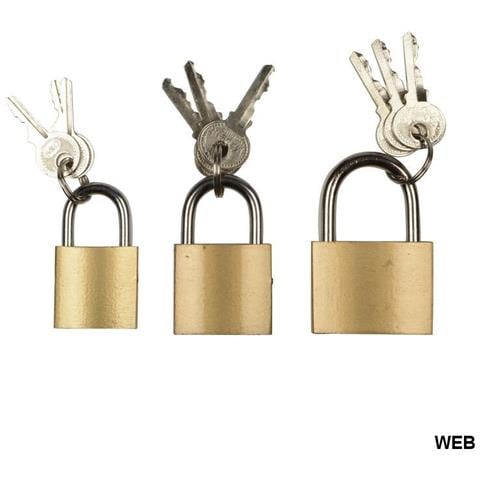 Confezione 3 Lucchetti - Foto 1