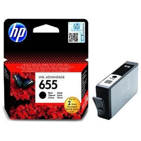 CZ109A Cartuccia Ink Originale 655 Nera per HP Deskjet 3525/4615/4625/5525/6525 Capacità 550 Pagine - Foto 1